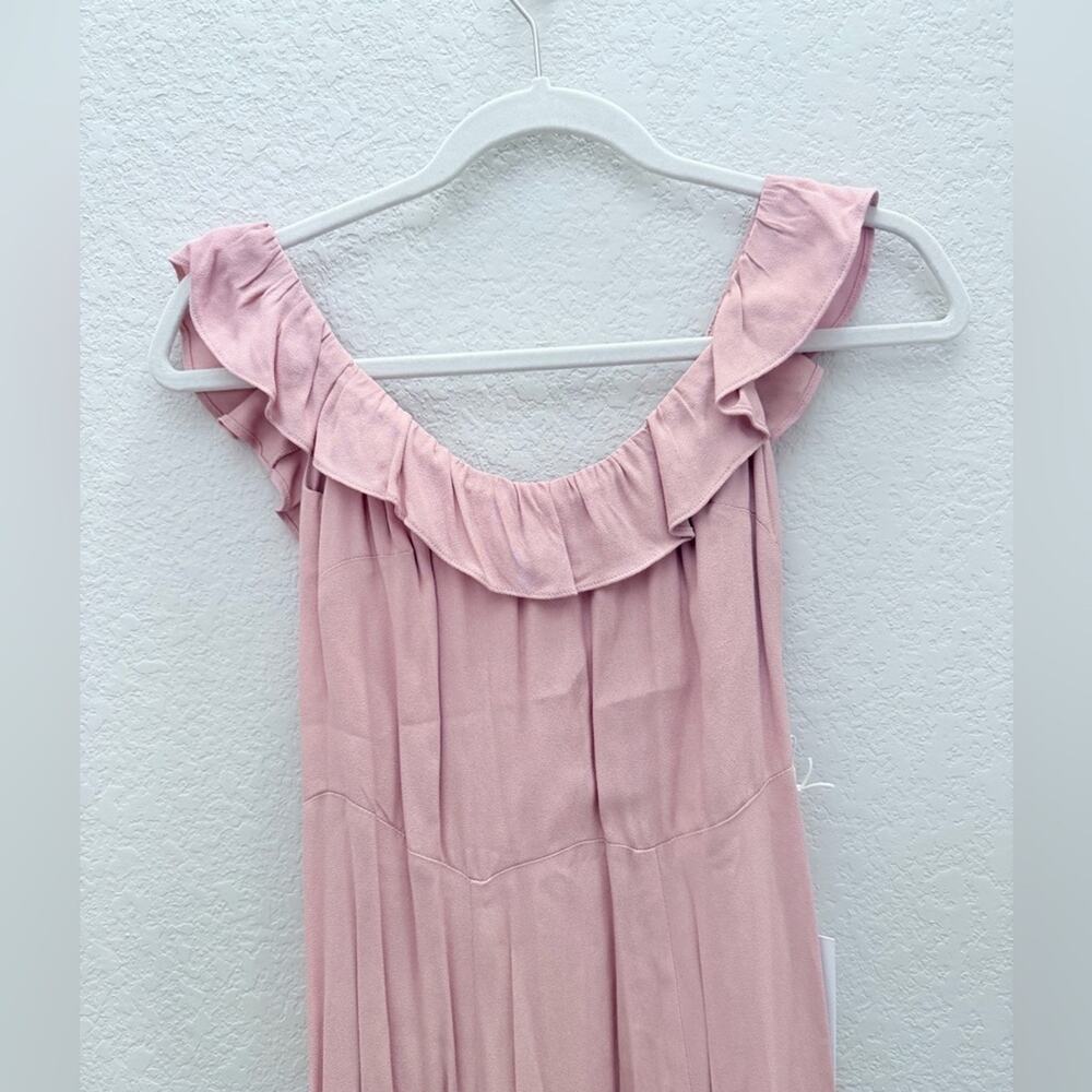 Reformation Verbena Maxi Dress Blush Pink Size 2P NWT - Picture 3 of 9